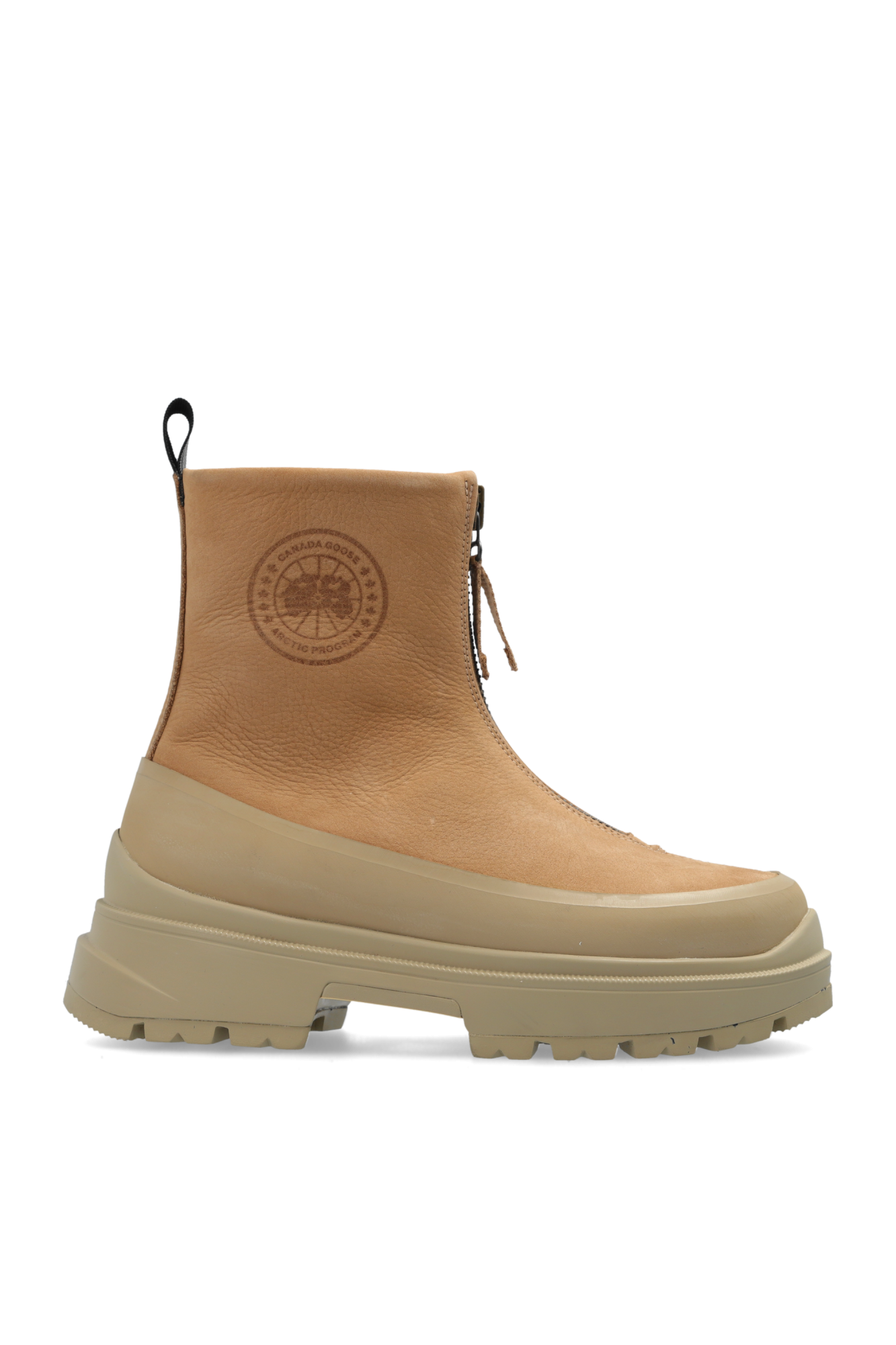 Daytime Running Light Beige Suede boots Kya Canada Goose SchaferandweinerShops KR